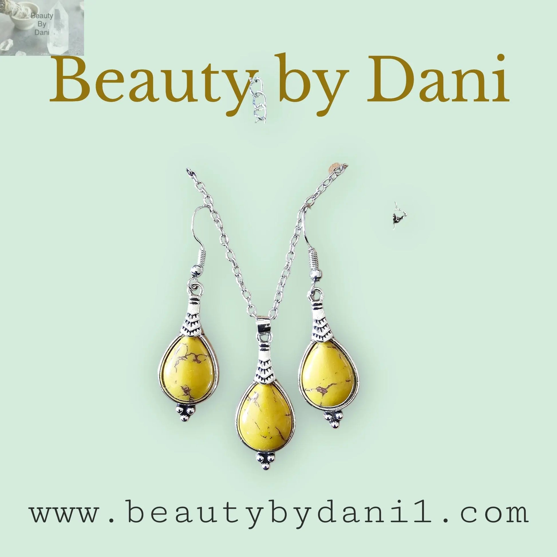 Hypoallergenic Stainless Steel Necklace and Earring Set Beauty by Dani