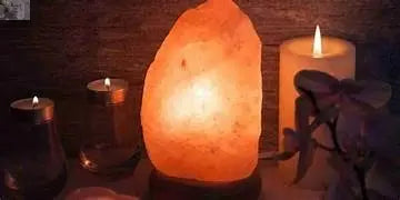 Natural Pink Himalayan Salt Lamp - 6-8 lbs
