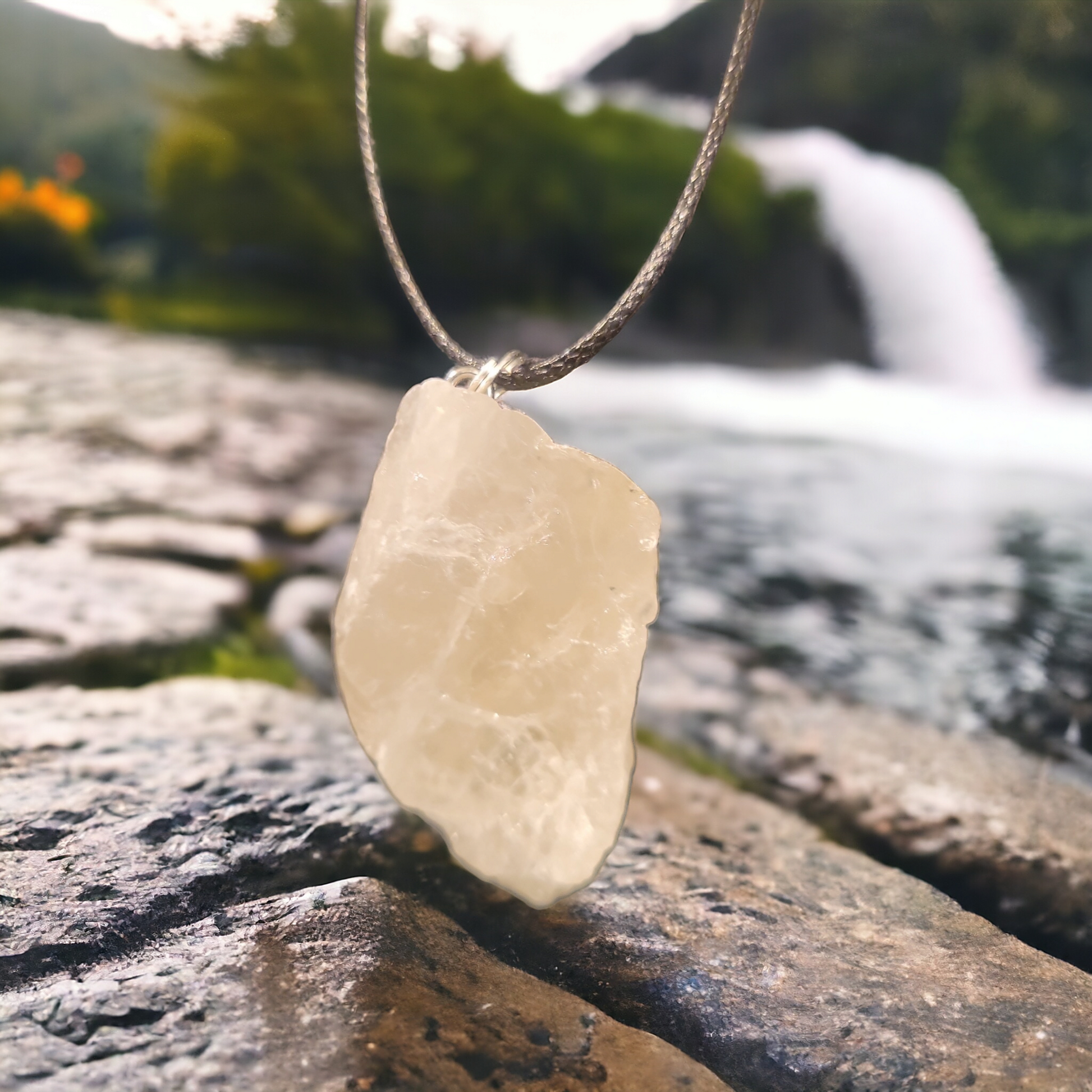 Quartz Pendant Necklace - Beauty by Dani