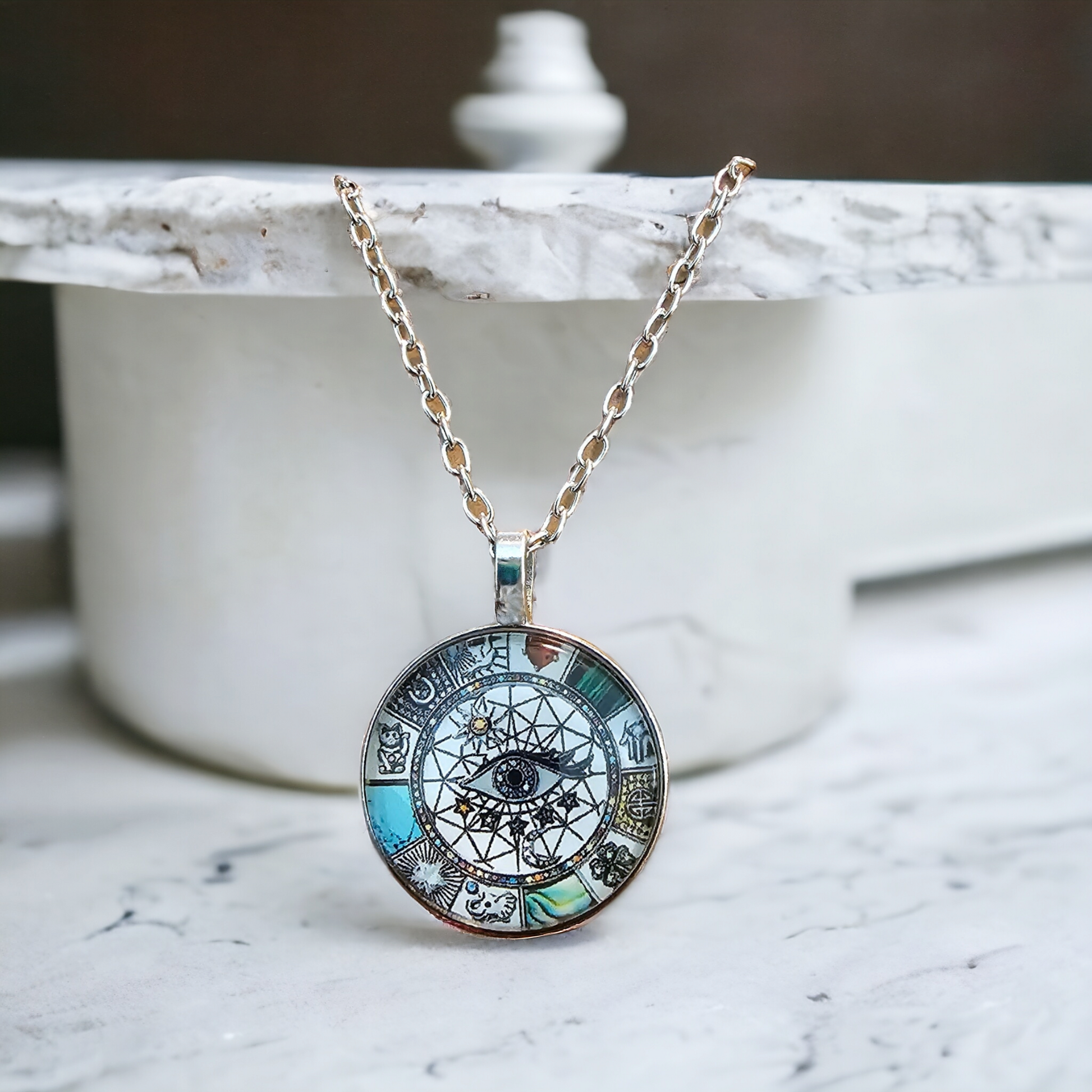 Zodiac Eye Necklace - Beauty by Dani