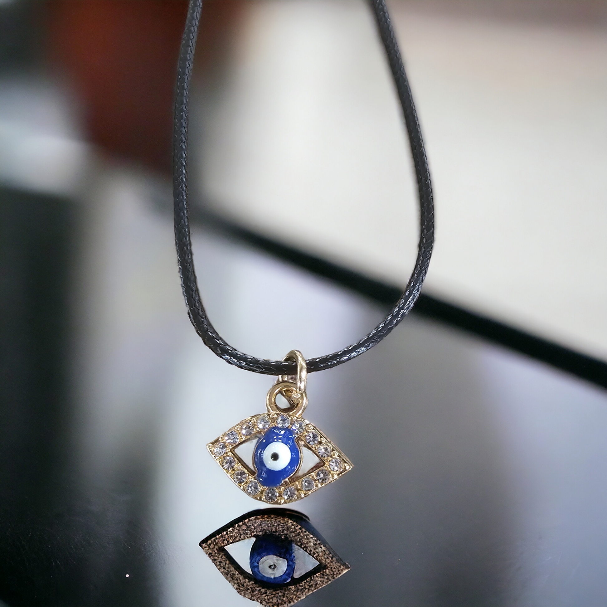 Evil Eye Necklace (0417) - Beauty by Dani