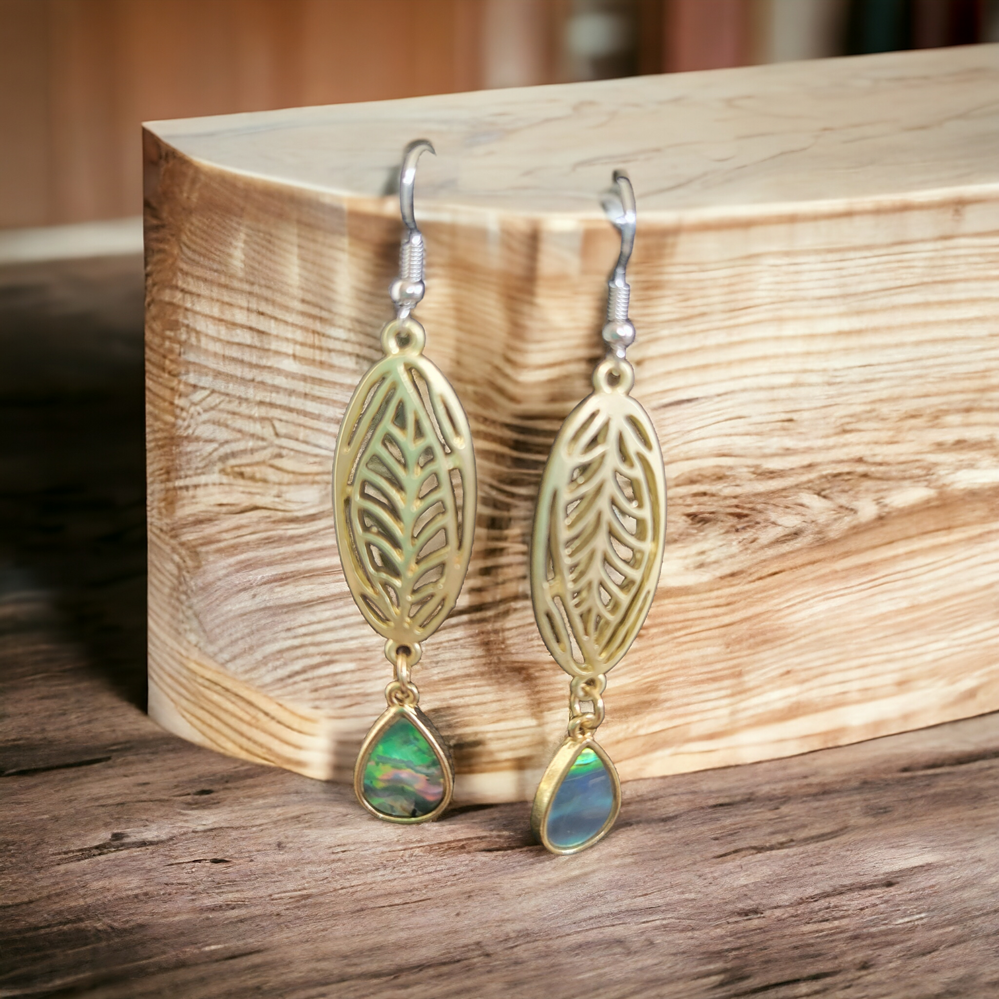 Abalone Earrings - Beauty by Dani