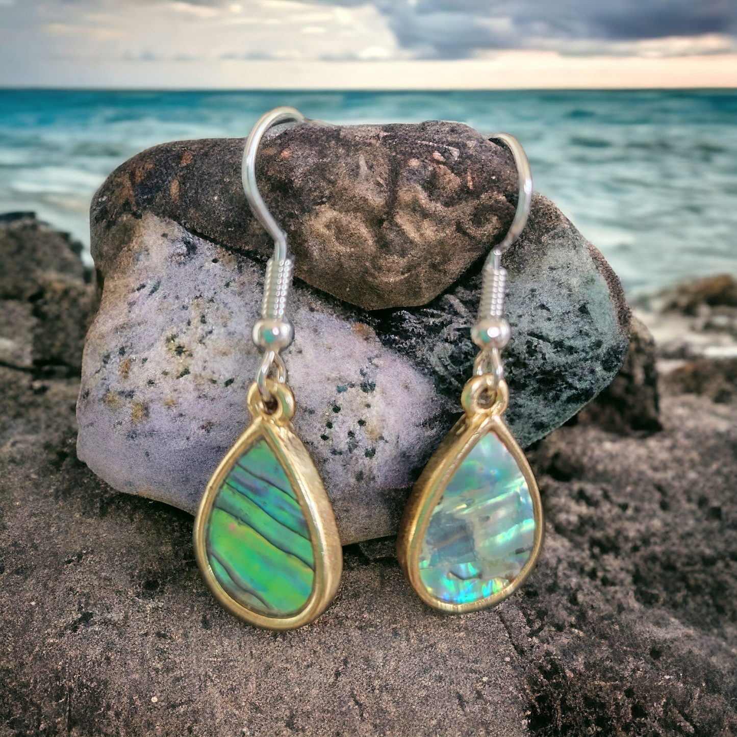 Abalone Earrings - Beauty by Dani