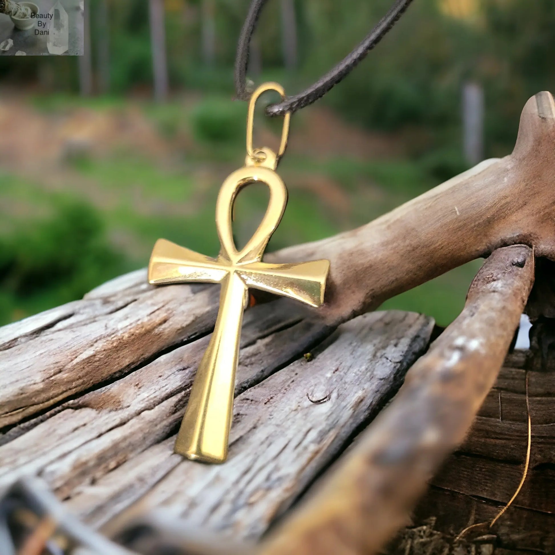 Ankh Necklace (goldtone) - Beauty by Dani