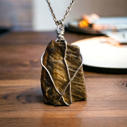 Tiger's Eye Necklace - Beauty by Dani