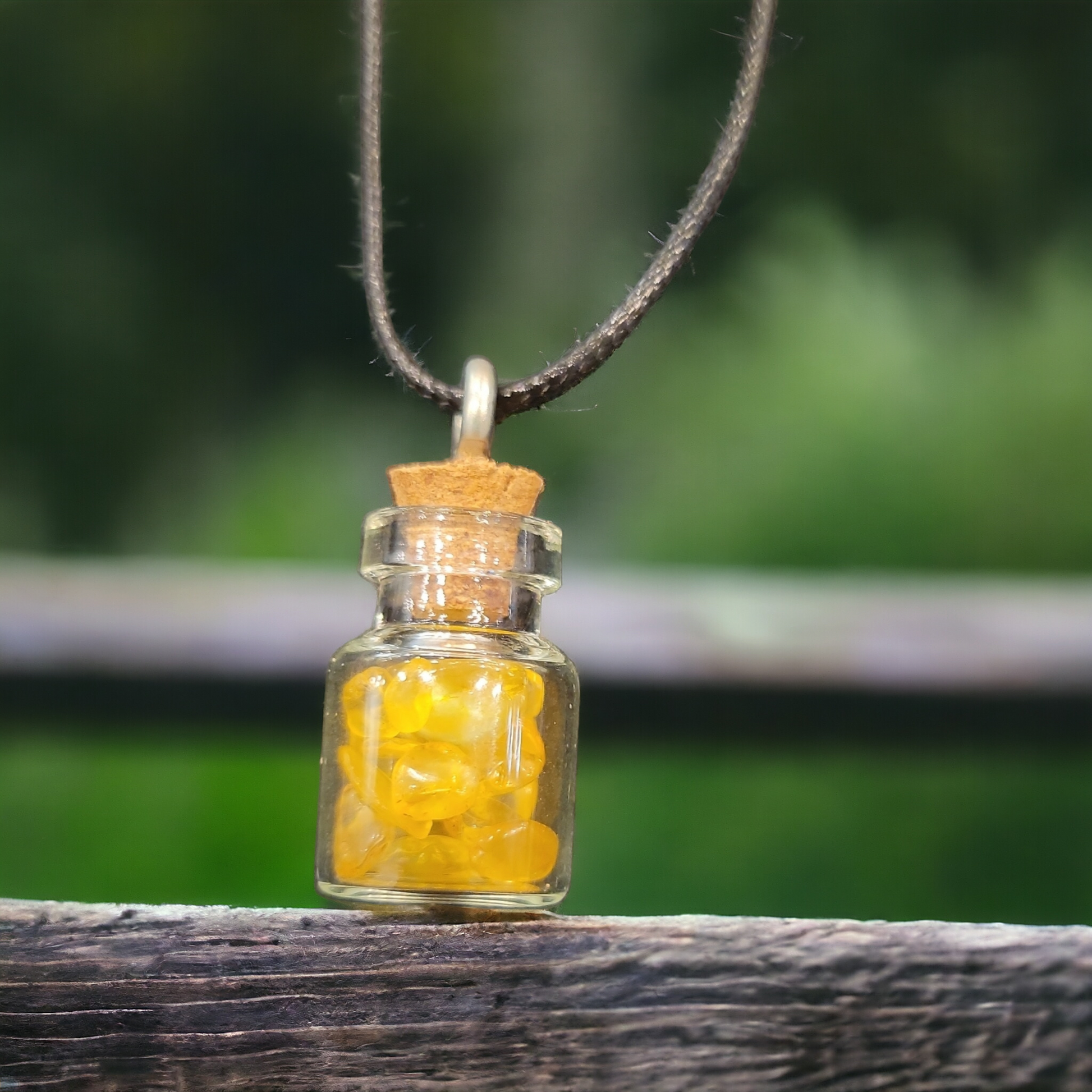 Citrine Pendant Necklace - Beauty by Dani