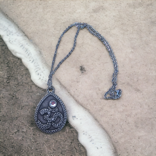 Crown Chakra Ohm Necklace