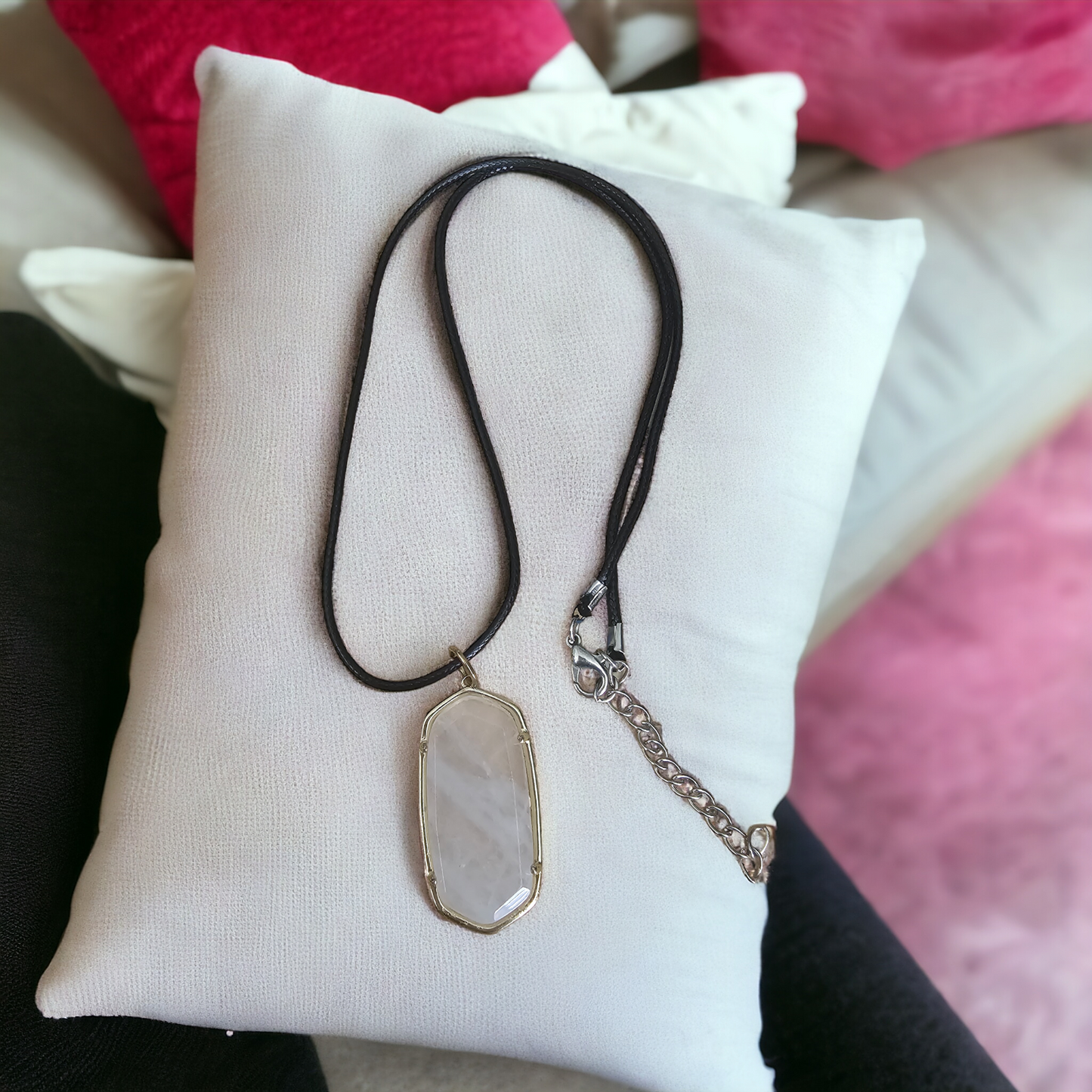 Rose Quartz Necklace - Beauty by Dani