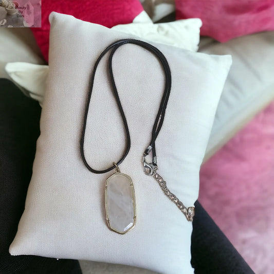 Rose Quartz Necklace - Beauty by Dani