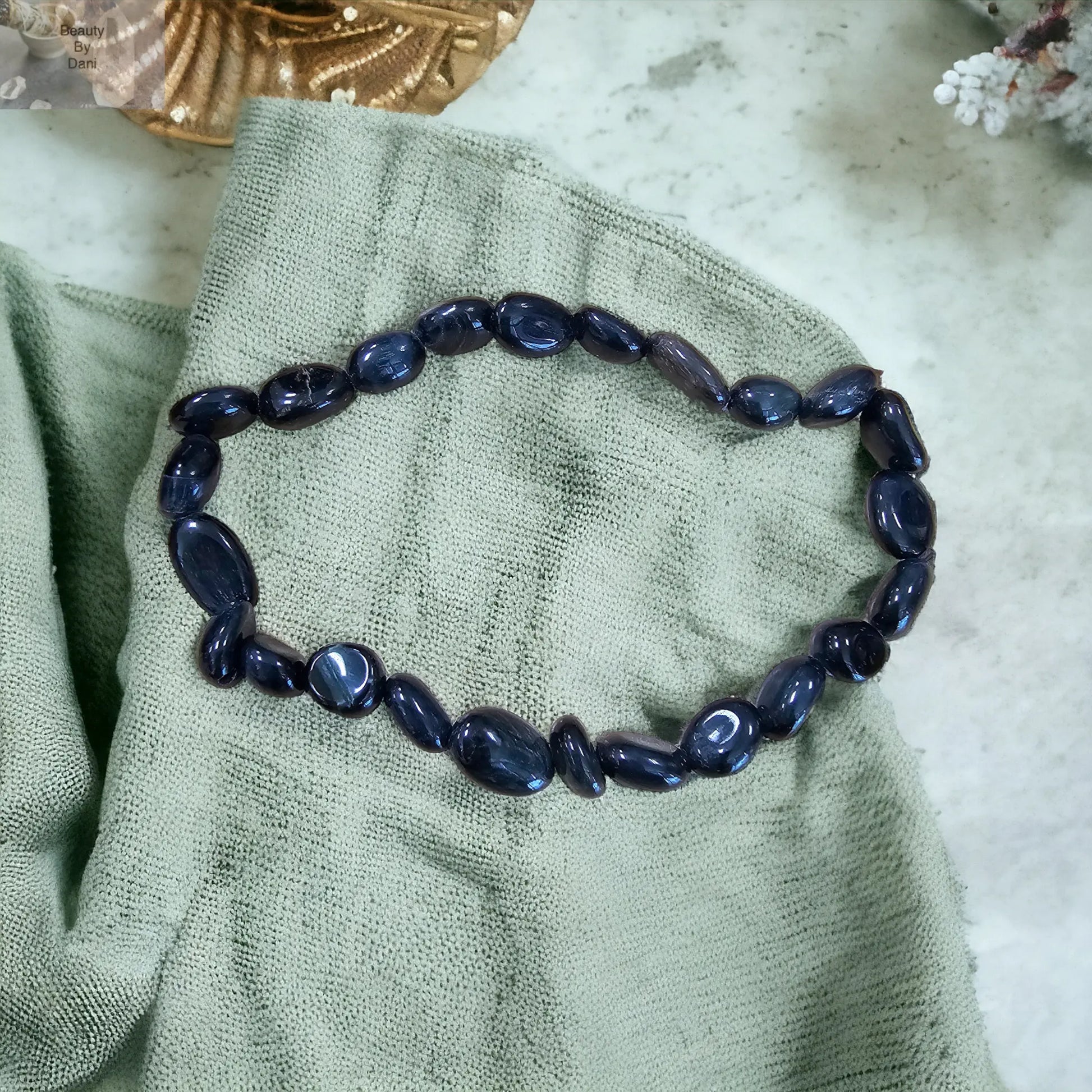 Blue Tiger's Eye Bracelet - Beauty by Dani