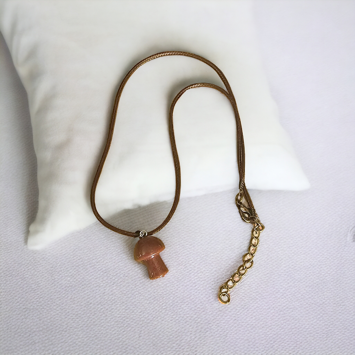 Mushroom Gem Necklace - Beauty by Dani