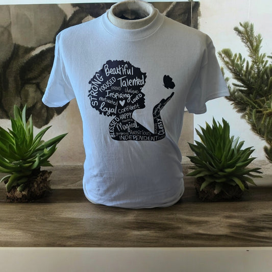 Woman and Butterfly Tshirts