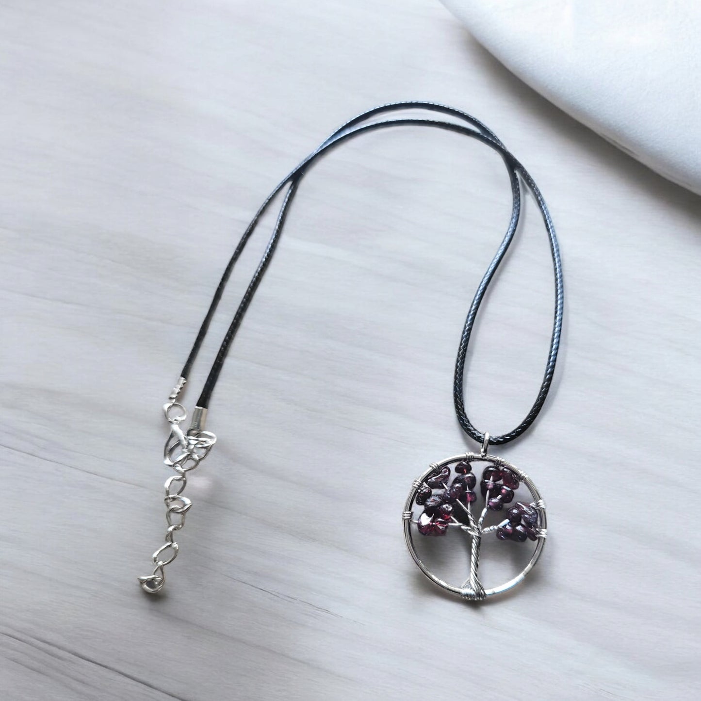 Gemstone Tree of Life Necklace