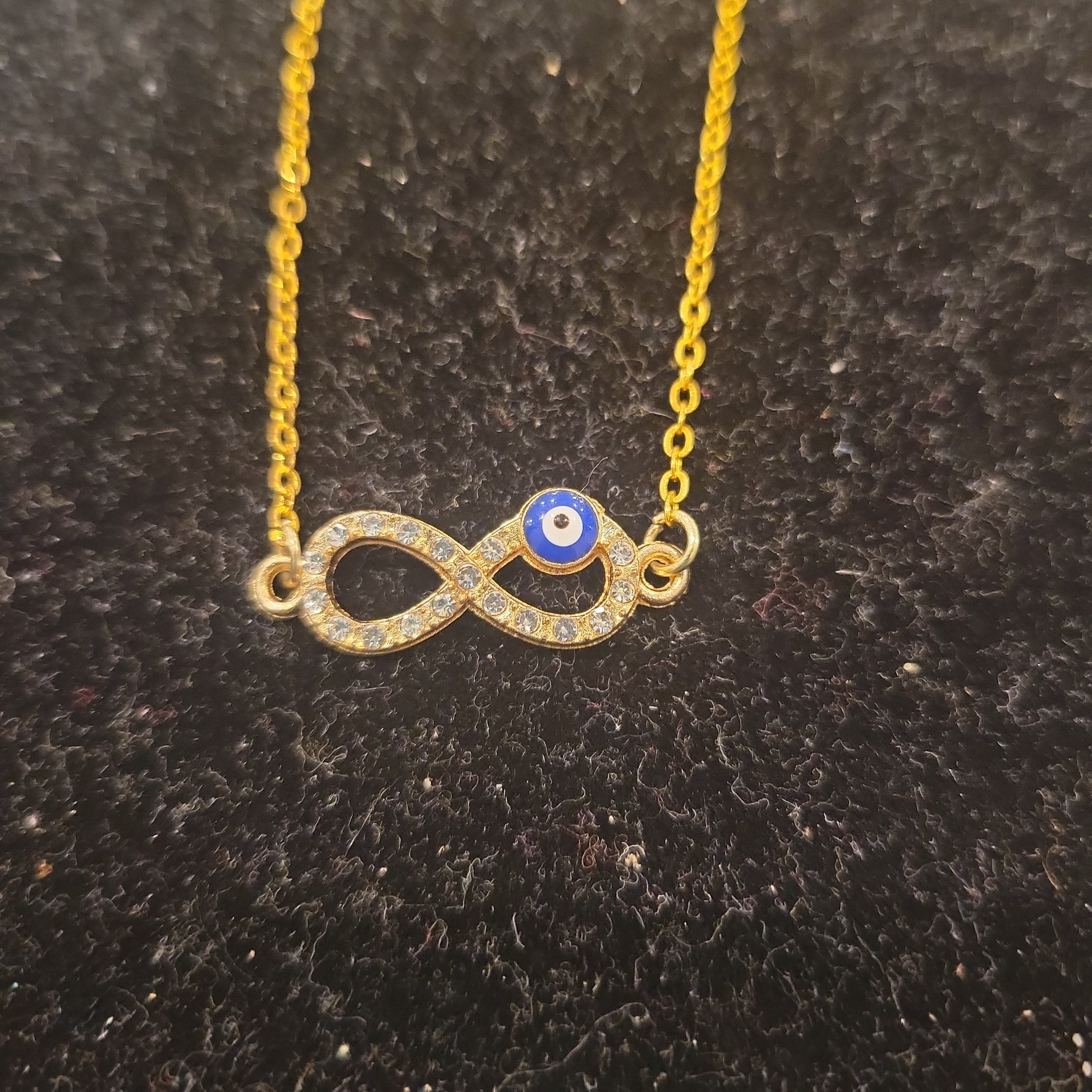 Evil Eye Infinity Necklace - Beauty by Dani