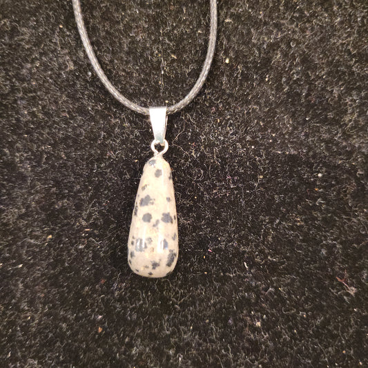 Dalmatian Jasper Necklace (0013) - Beauty by Dani