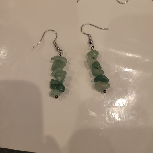 Aventurine Earrings (0178) - Beauty by Dani