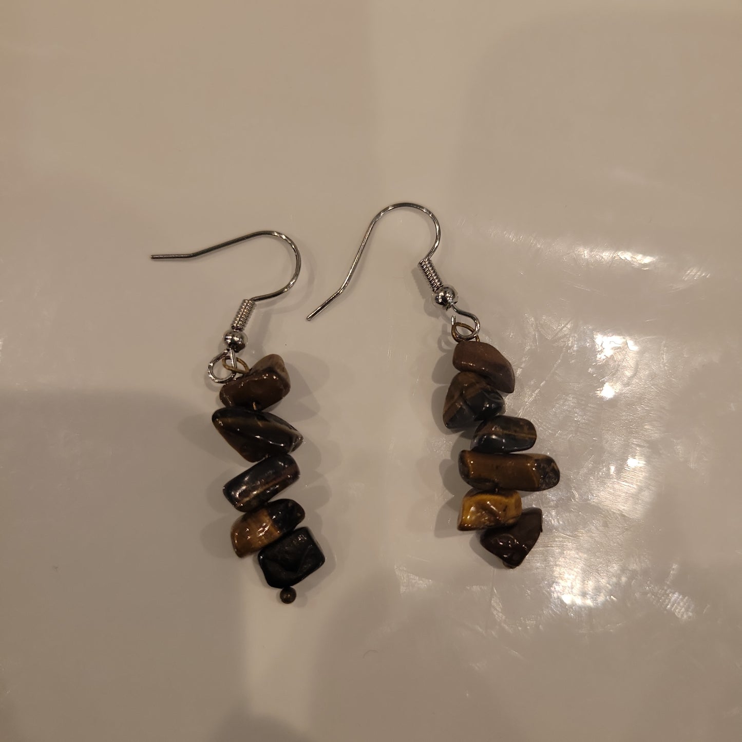 Tiger's Eye Earrings (0667) - Beauty by Dani