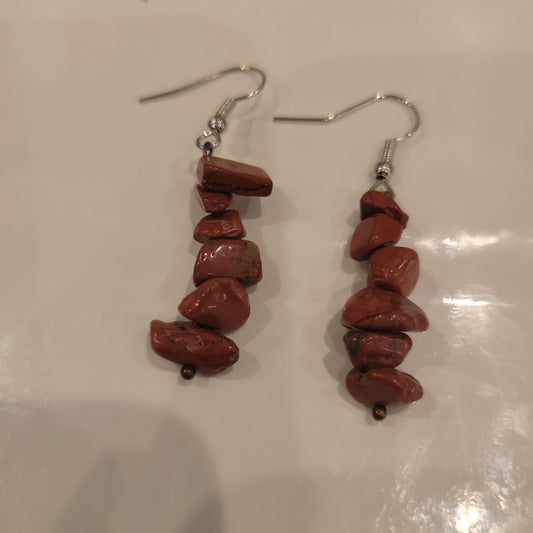 Red Jasper Earrings (0824)