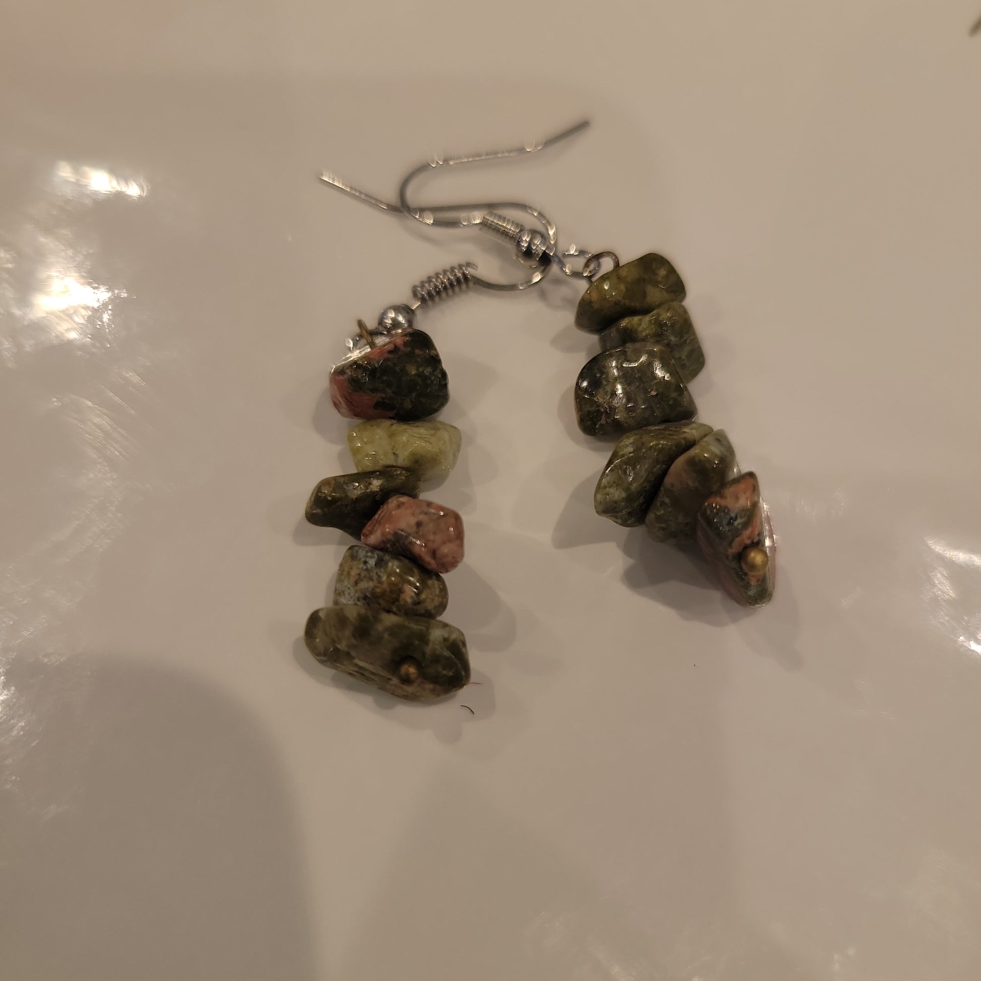 Unakite Earrings - Beauty by Dani