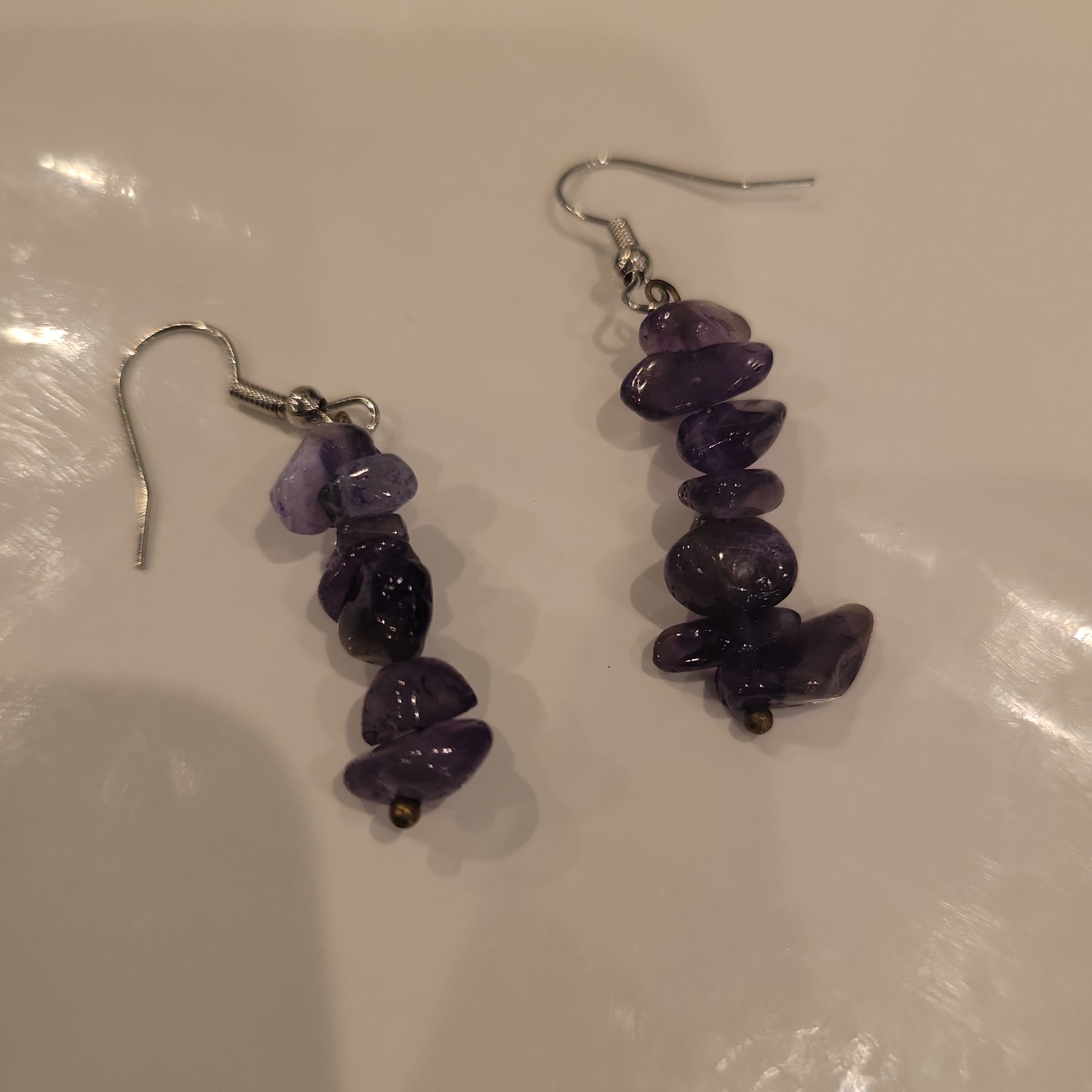 Amethyst Earrings (0177) - Beauty by Dani