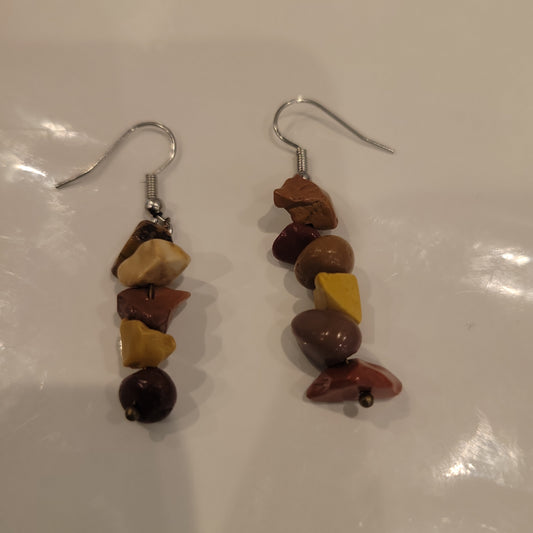 Mookaite Earrings - Beauty by Dani