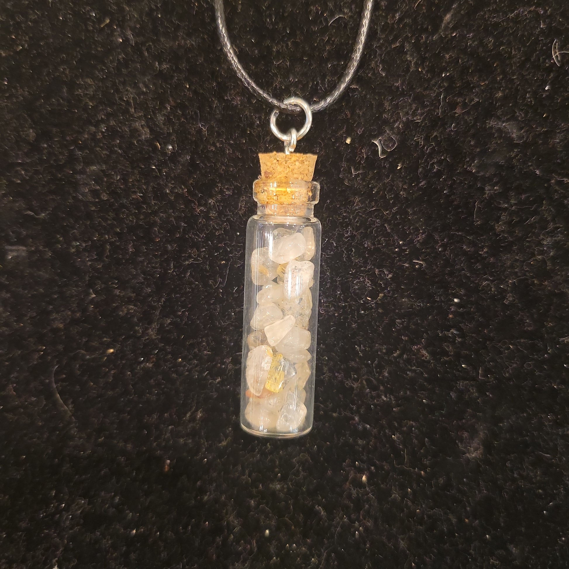 Rutilated Quartz Necklace (0450) - Beauty by Dani