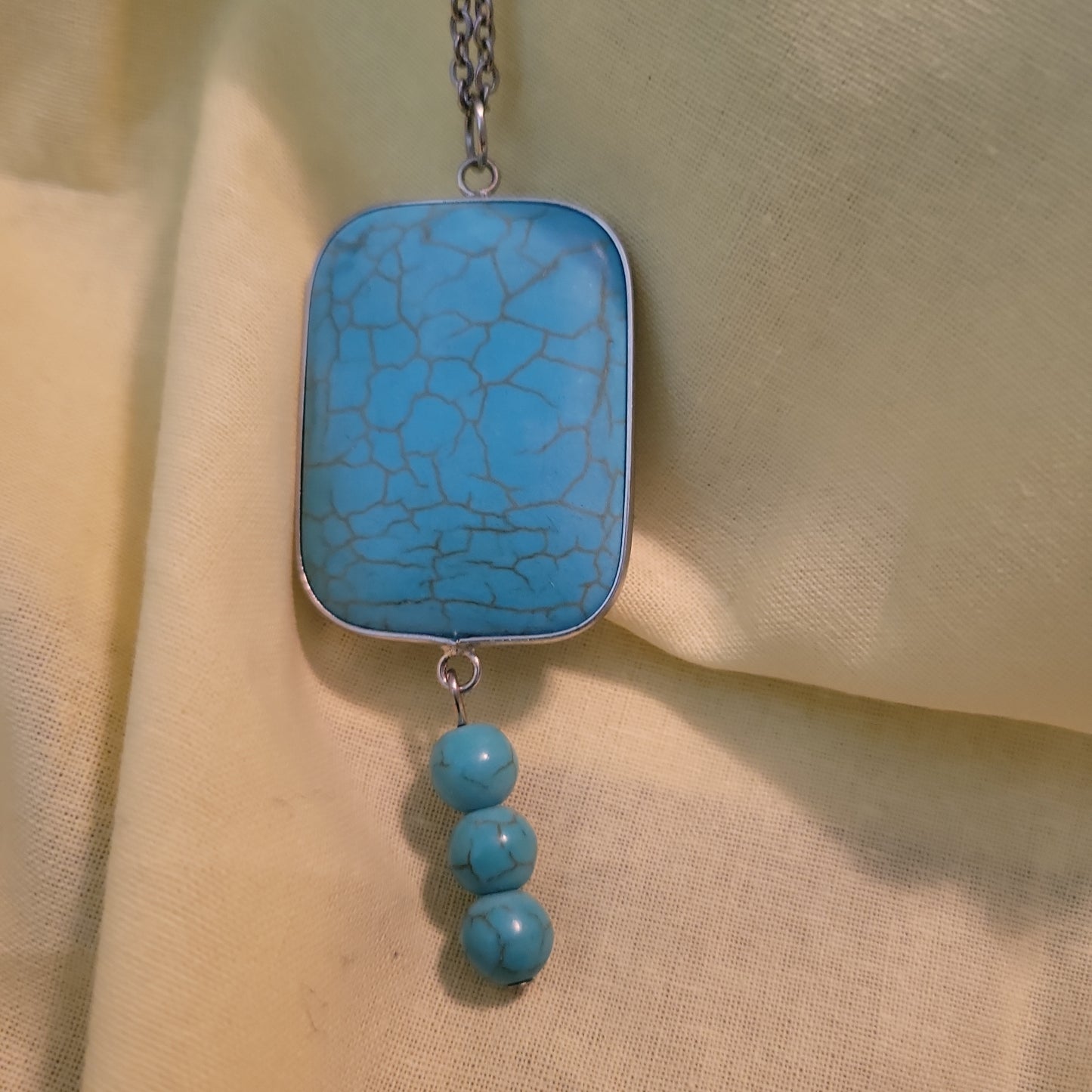 Turquoise Necklace (0315) - Beauty by Dani