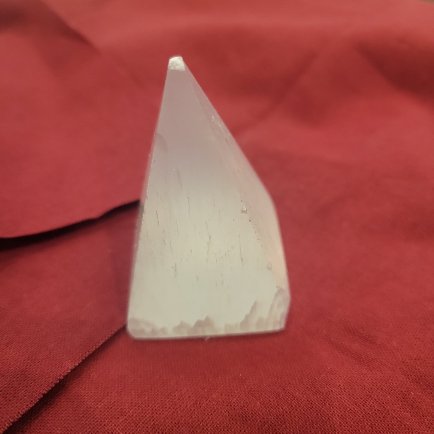 Small Selenite Pyramid - Beauty by Dani