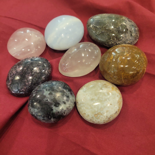 Assorted Gemstone Palm Stones