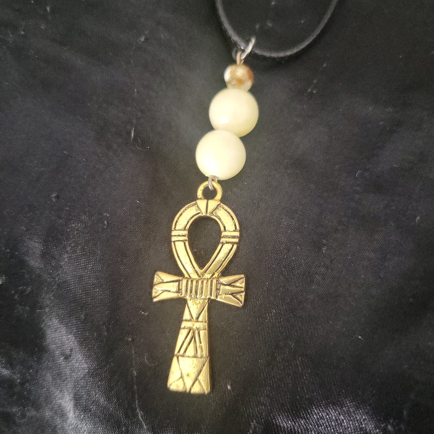 Ankh with Topaz Necklace - Beauty by Dani