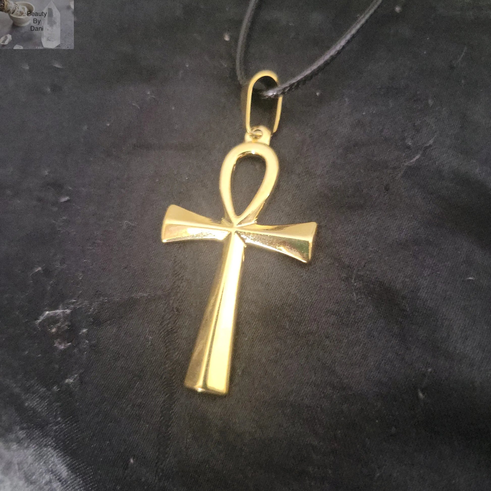 Ankh Necklace (goldtone) - Beauty by Dani