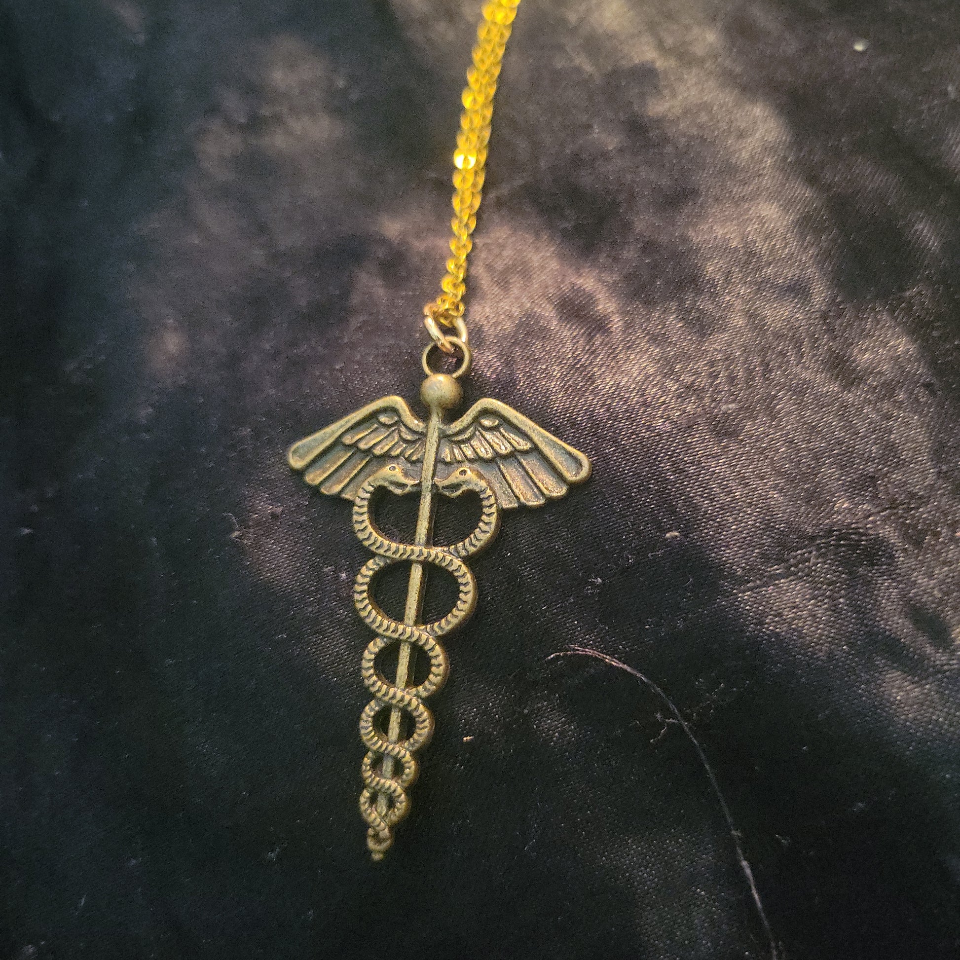 Caduceus Necklace - Beauty by Dani