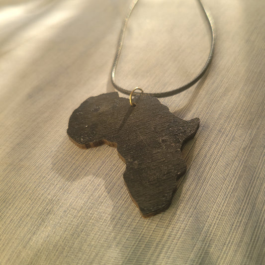 Wood Africa Necklace (0030)