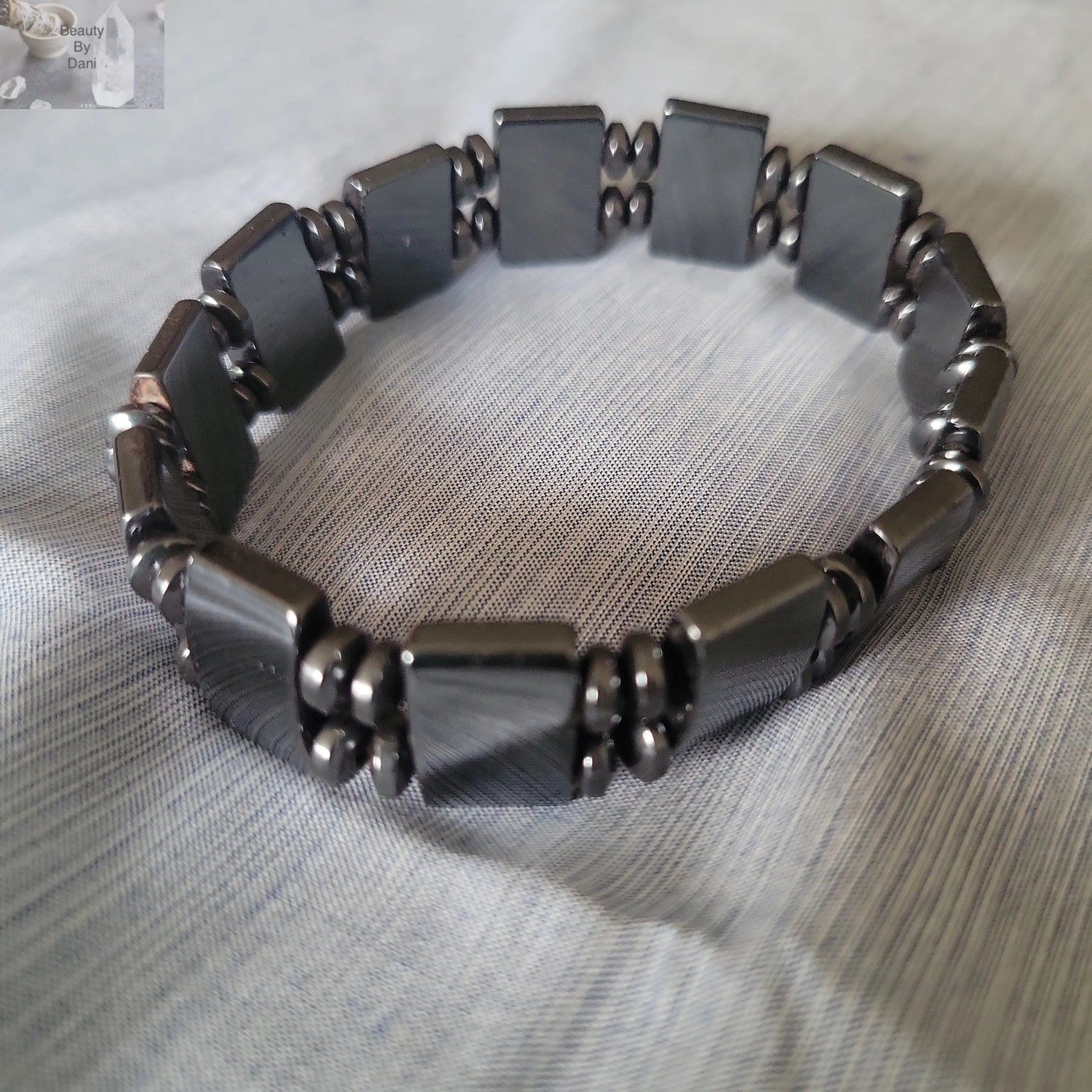 Hematite Bracelet (0835) - Beauty by Dani