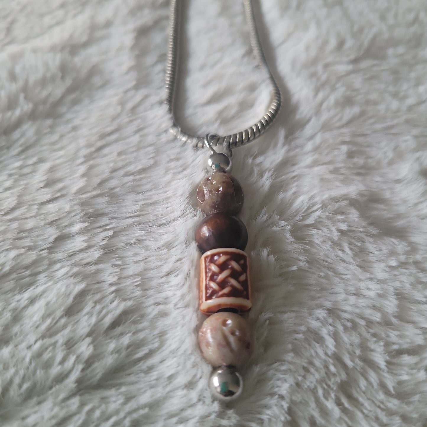 Jasper Gemstone Necklace - Beauty by Dani