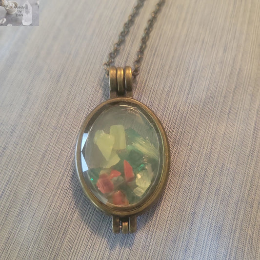 Stain glass Necklace - Beauty by Dani