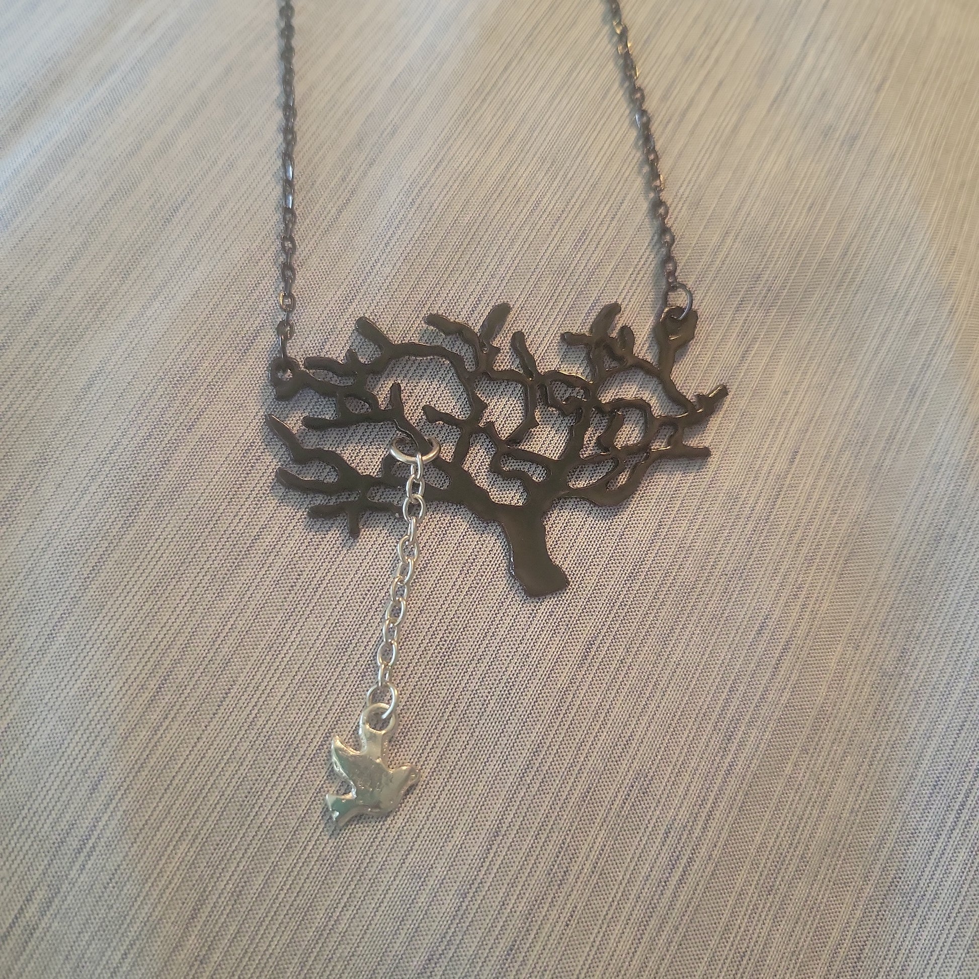 Dove in tree Necklace - Beauty by Dani