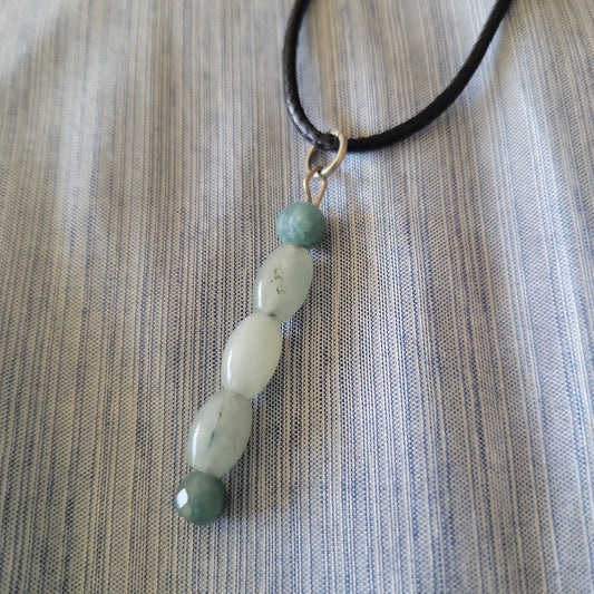 Jade Pendant Necklace (0770) - Beauty by Dani