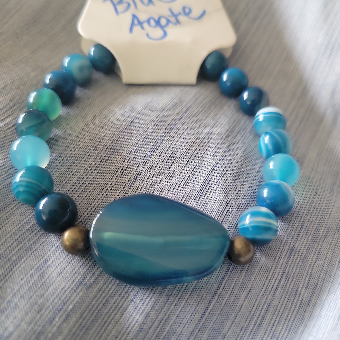Blue Agate Bracelet