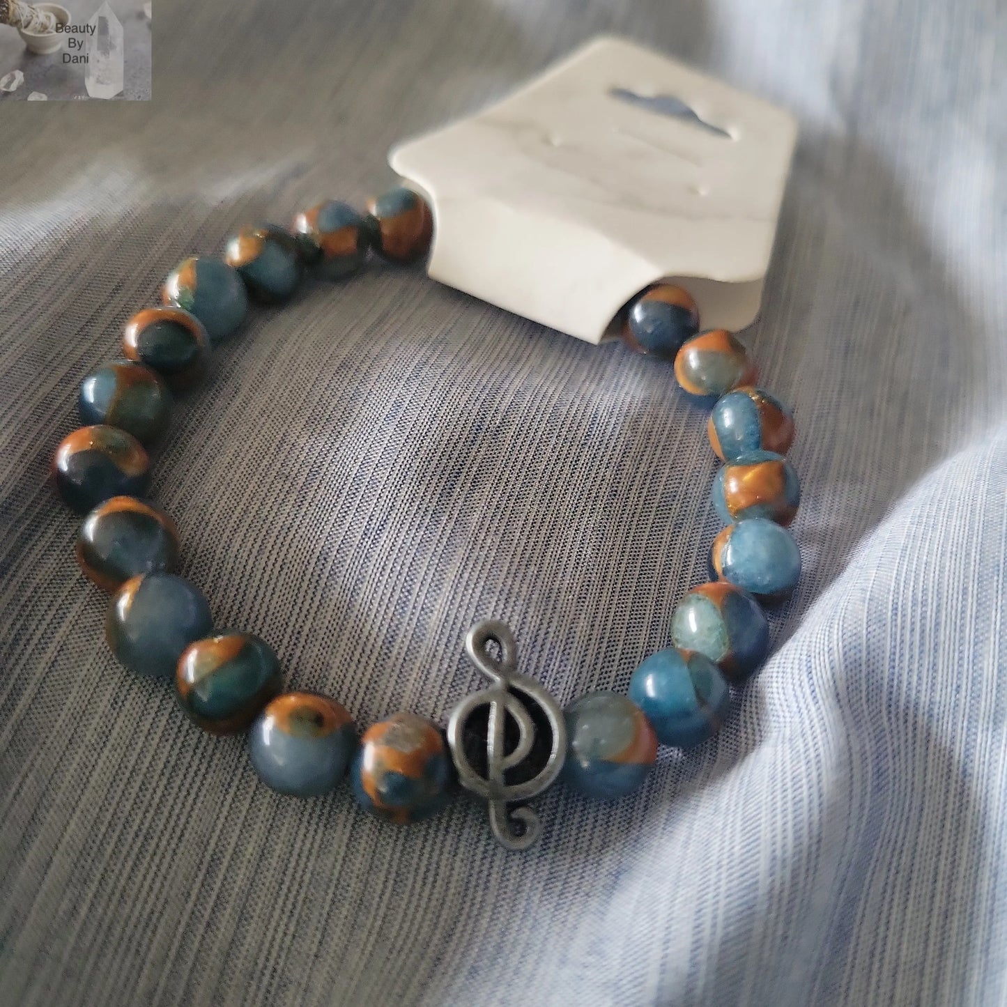 Ocean Jasper Bracelet (0326) - Beauty by Dani