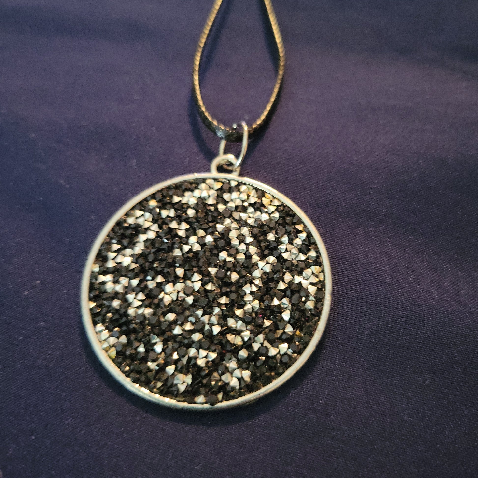 Black and Silver Necklace - Beauty by Dani