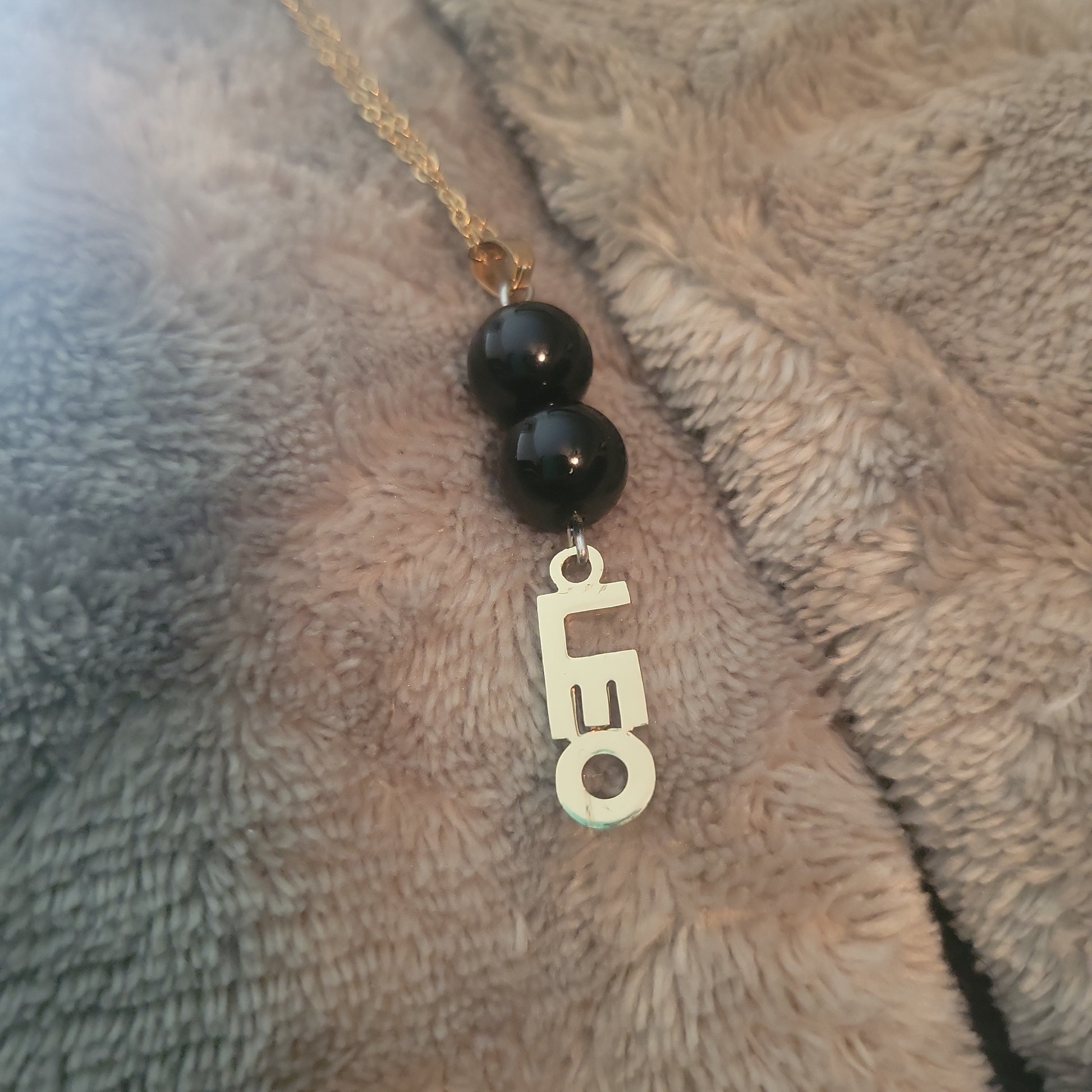 Onyx Necklace (0109) - Beauty by Dani