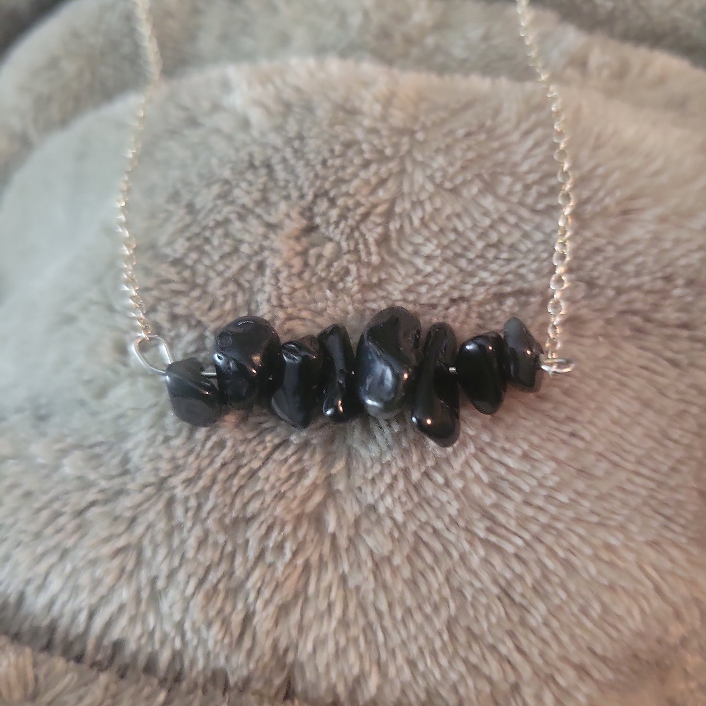 Onyx necklace (0443) - Beauty by Dani