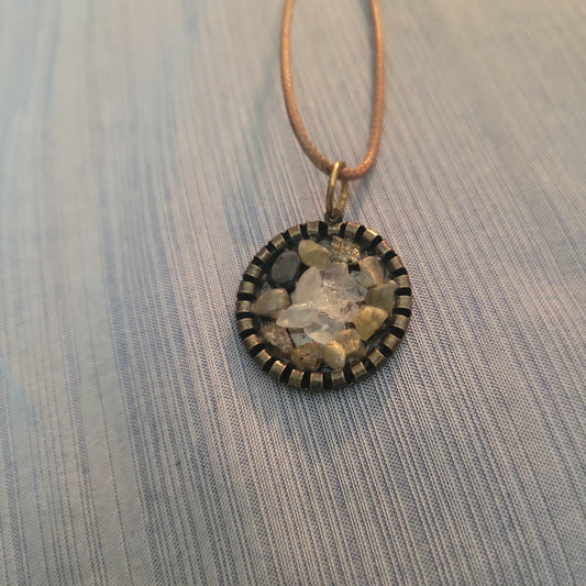 Rose quartz and Moonstone Necklace