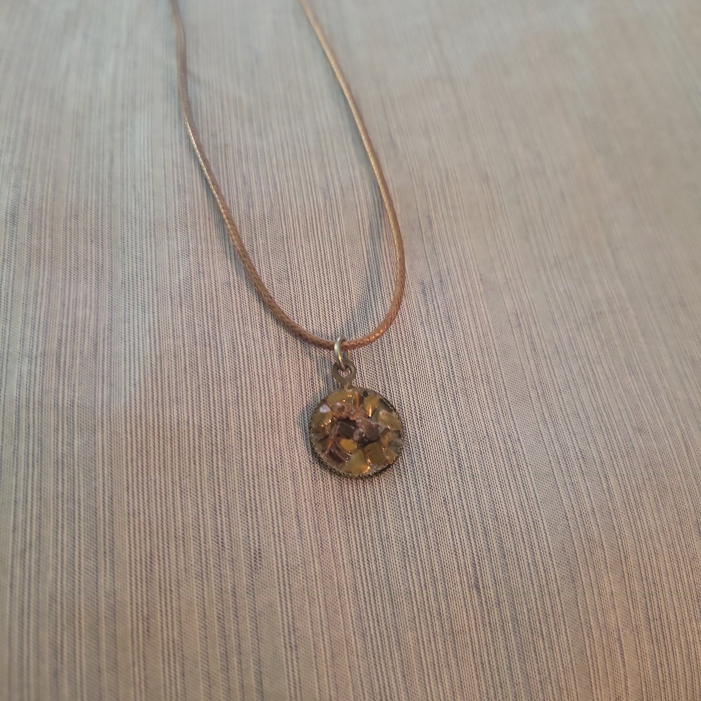 Tiger's Eye Small Pendant Necklace - Beauty by Dani