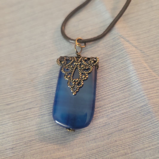 Seaglass Pendant Necklace (0278) - Beauty by Dani