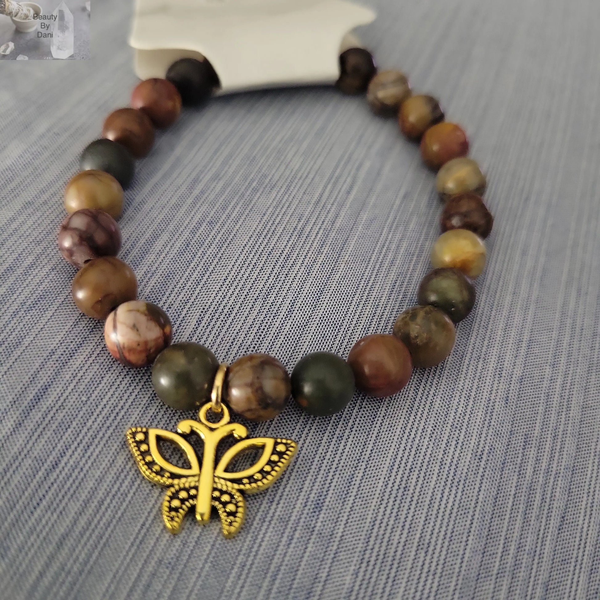 Picture Jasper Bracelet (0629) - Beauty by Dani