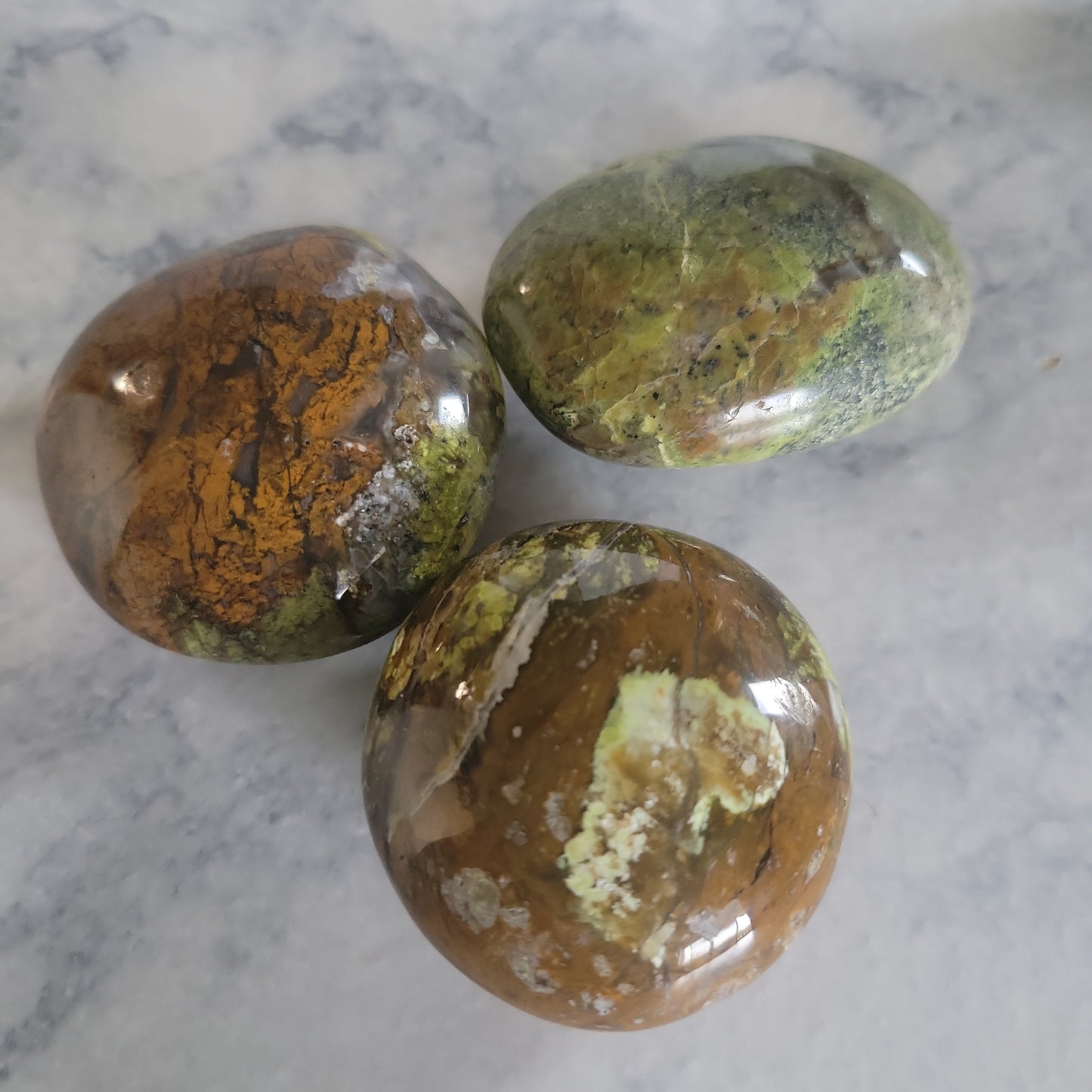 Assorted Gemstone Palm Stones