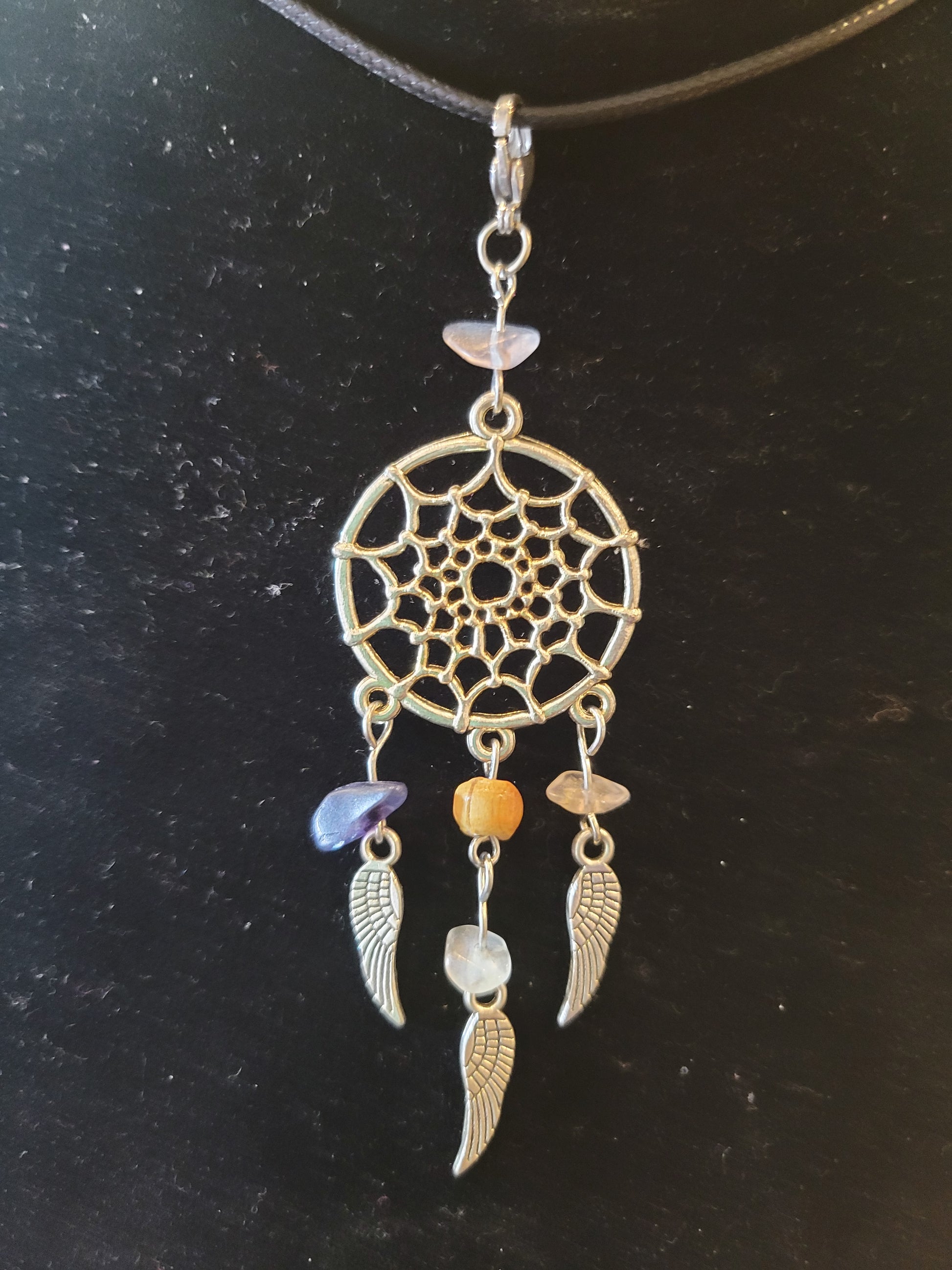 Amethyst Dreamcatcher Necklace - Beauty by Dani