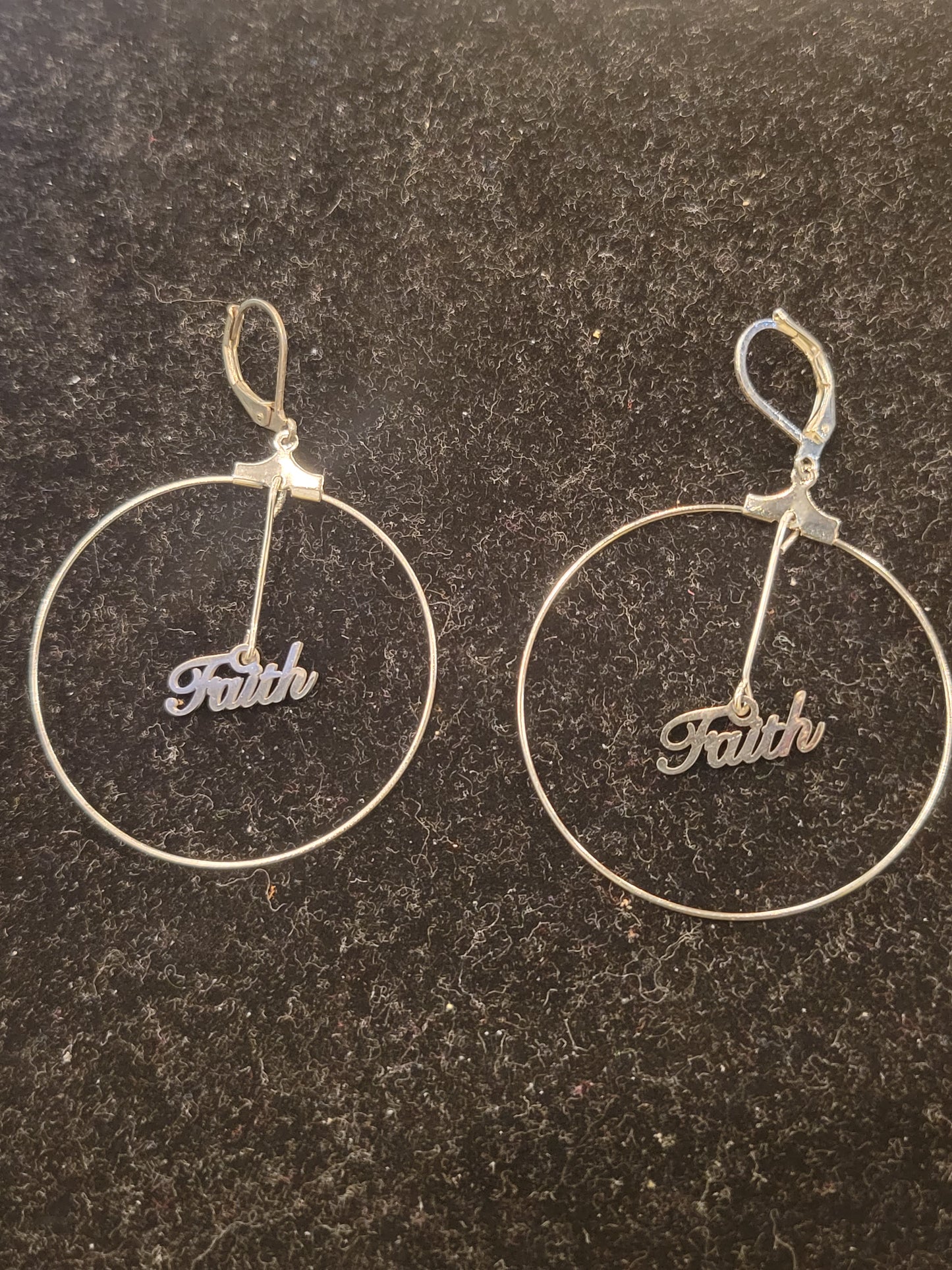 Stainless Steel Faith Earrings - Beauty by Dani